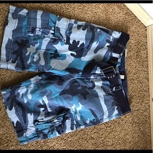 Footlocker Blue Camo shorts